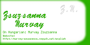 zsuzsanna murvay business card